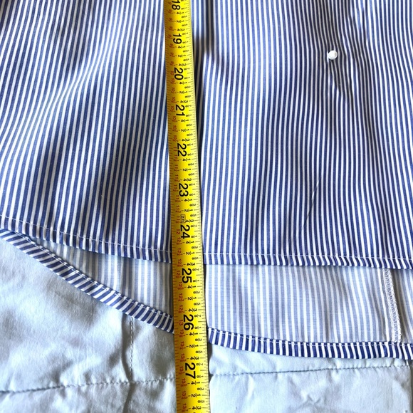 Apt. 9 Embellished Bell Sleeve Blue & White Stripe with Pearls Small - Picture 15 of 15